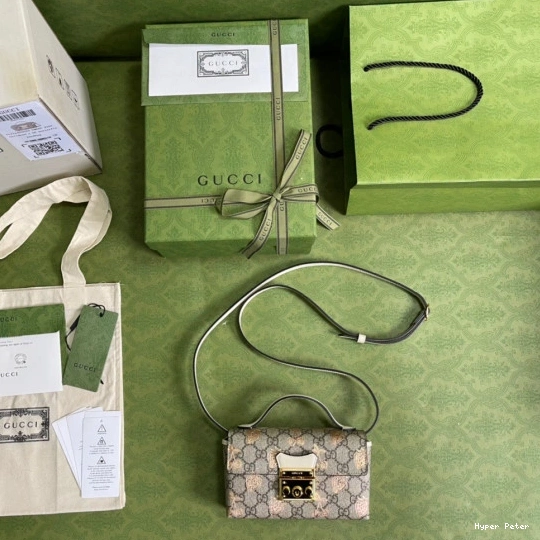 Hyper Peter GUCCI bag mini padlock berry 0806